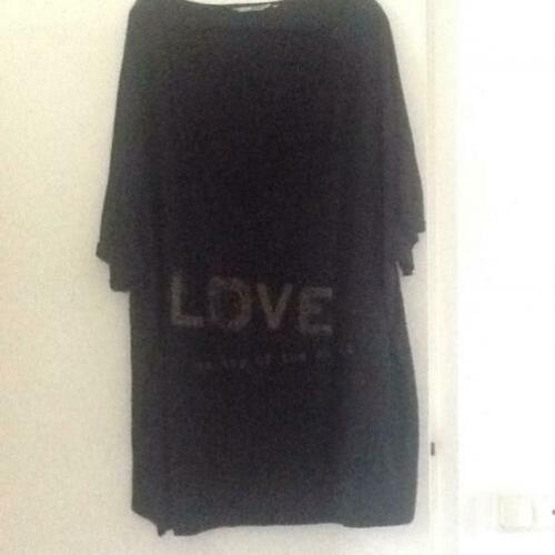 Ruim lang shirt maat 56 zwart