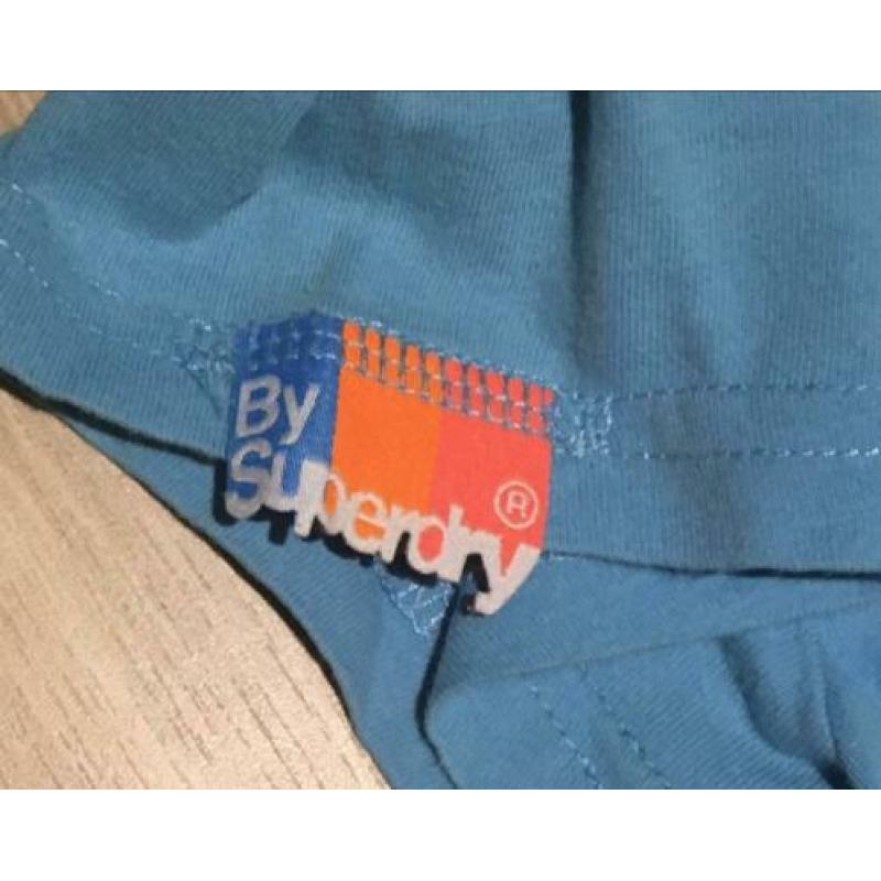 Superdry blauw t-shirt maat S