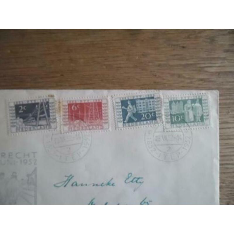 Nederland. FDC ITEP Utrecht 1952