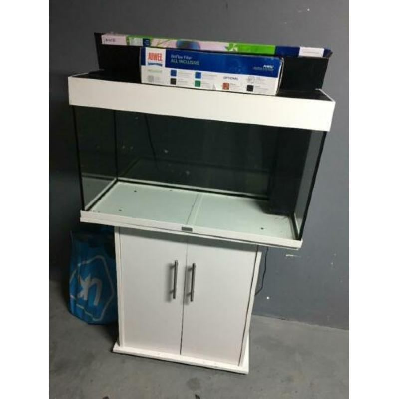 Juwel 125 aquarium wit met onderkast