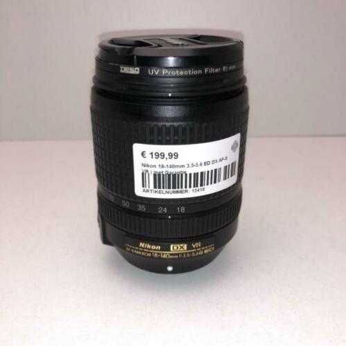 Nikon 18-140mm 3.5-5.6 ED DX AF-S VR | met Garantie