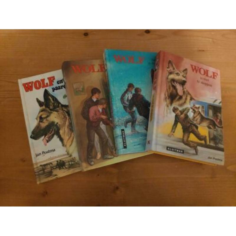 4 boeken van Wolf (Jan Postma) politie/spannend