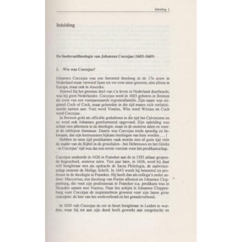 Johannes Coccejus - De Leer van het Verbond en Testament