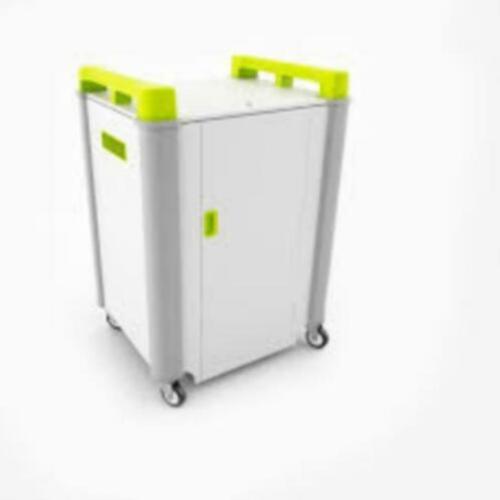 Lab Cabby, mobiele laptop laad en opberg kast