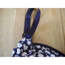 Zwart/wit Sunflair bikini bovenstukje, mt 40E