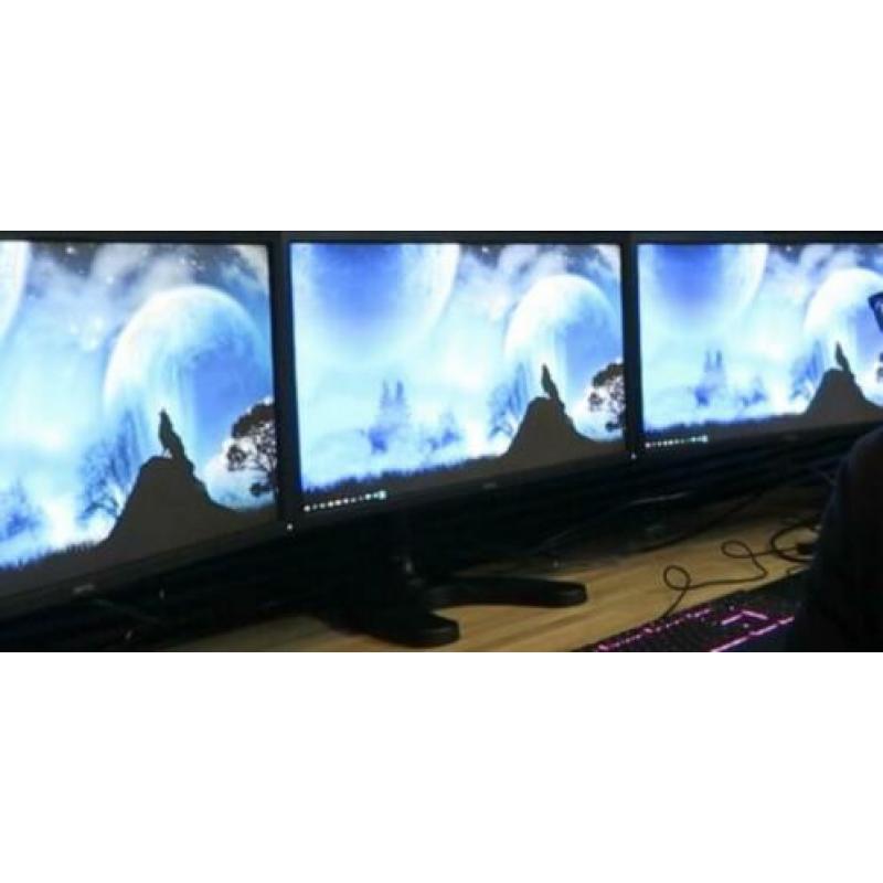 monitor arm houder 3 schermen