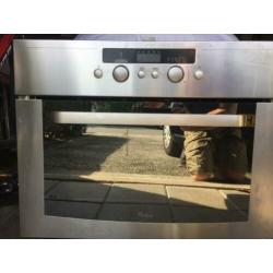 Whirlpool Inbouw magnetron+hete luchtoven+grill AMW 524 IX