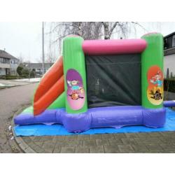 Diverse springkussens te huur, Jungle met dak 50 euro