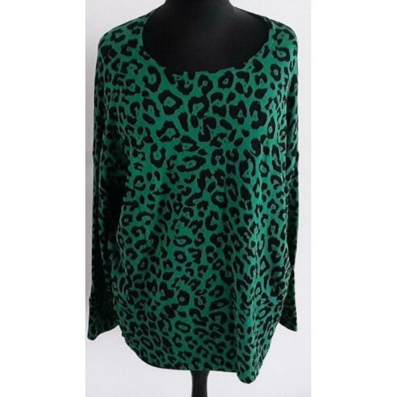 Truitje van NORAH, groen/zwart, maat 38