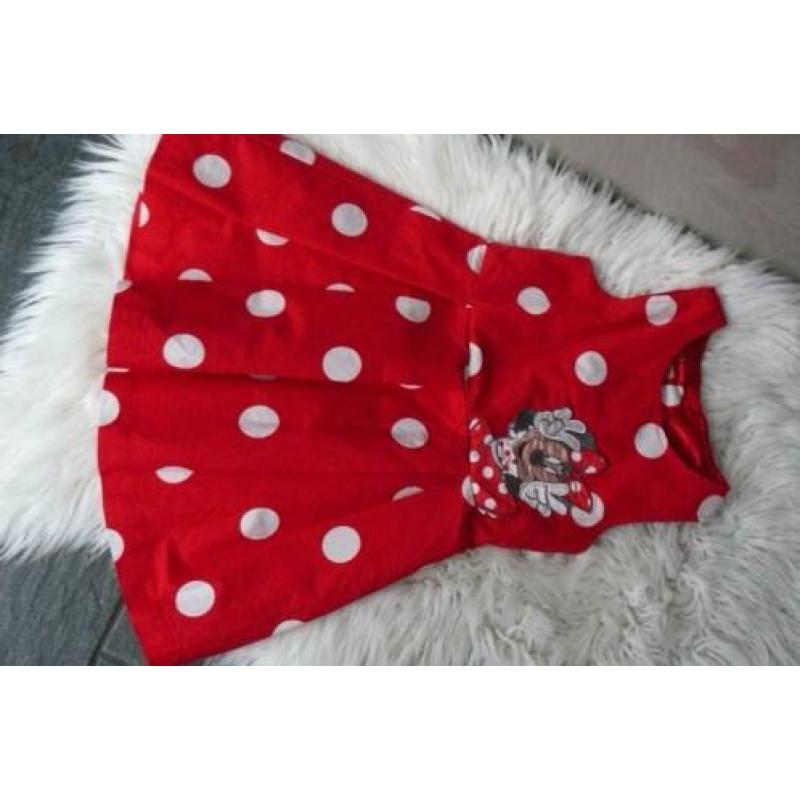 Disneyland Parijs Minnie Mouse Jurk 110 verkleed carnaval &