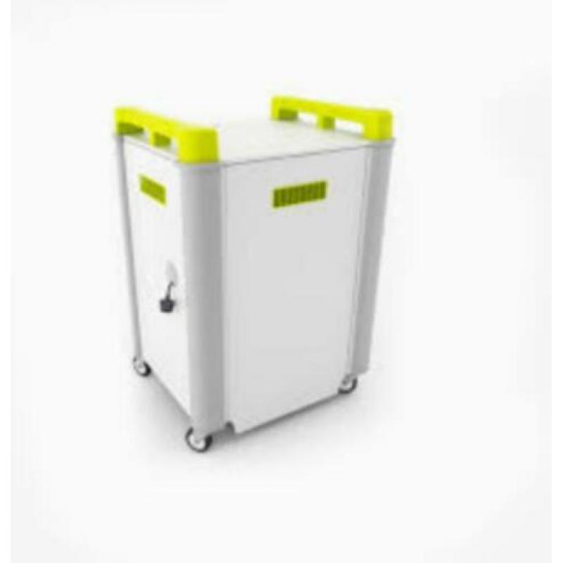 Lab Cabby, mobiele laptop laad en opberg kast