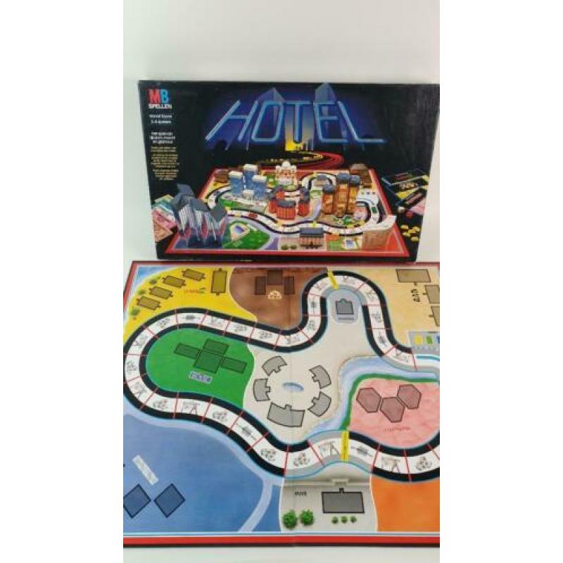 Hotel, vintage bordspel MB Spellen 1986, compleet. (1) 8C3
