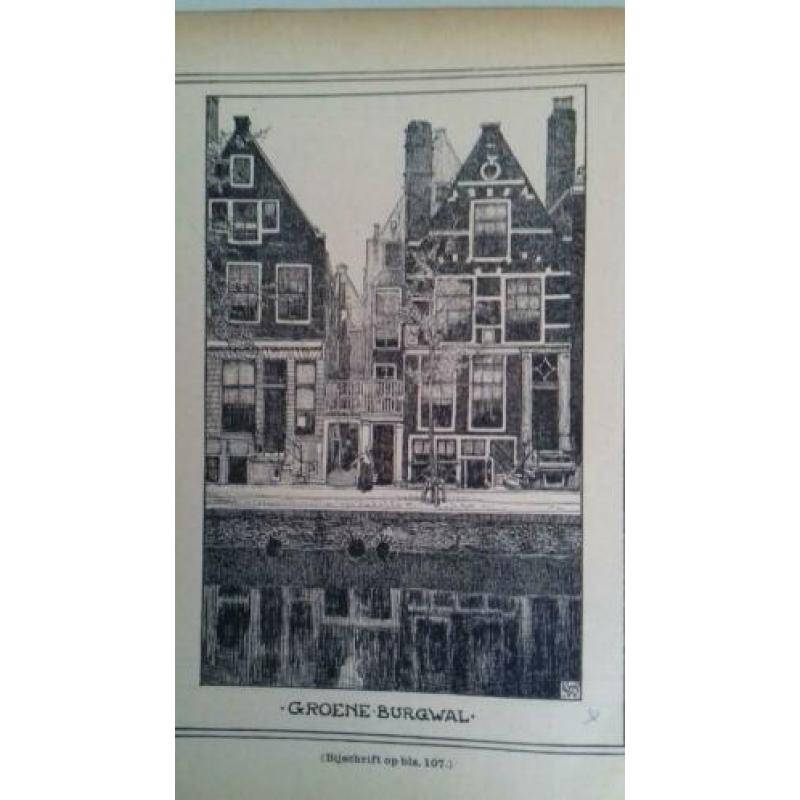 OUD - AMSTERDAM met 100 stadsgezichten , uitgave 1907.