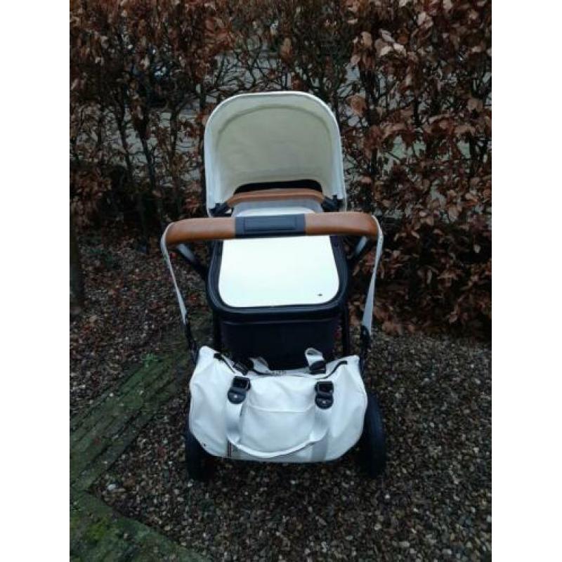 dubatti kinderwagen zwart/wit