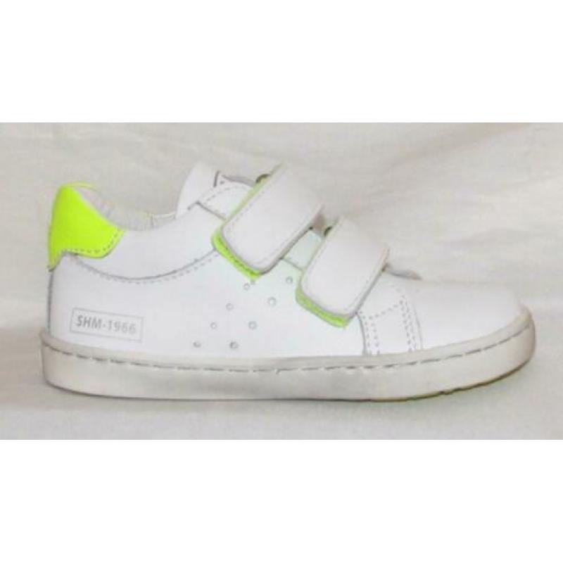 SHOESME maat 22 klitteband sneaker wit/geel gratis verzenden
