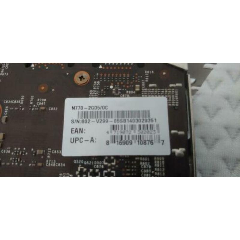 Msi gtx 770 2gb oc (ongeveer gelijk aan een gtx 1050 ti)