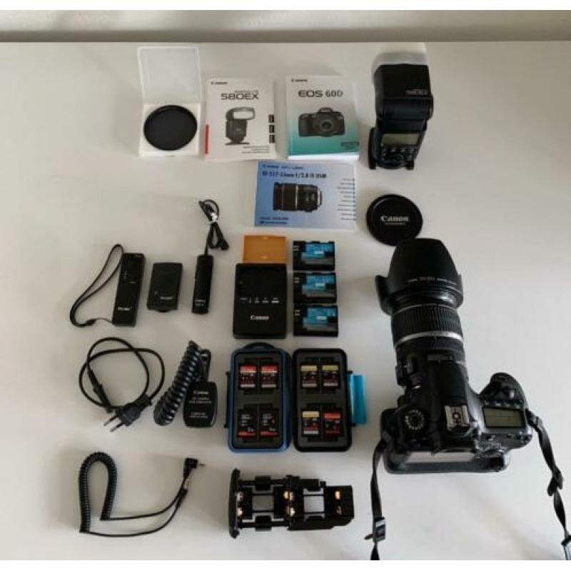 Canon set eos 60d €695 gaat niet voor minder verkoop ook los