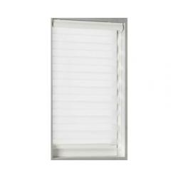 Duo Rolgordijn Cassette 100x175cm Wit Licht doorlatend.