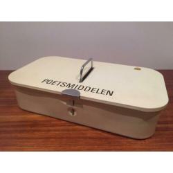 Brabantia Vintage Retro Poetsmiddelendoos Poetsdoos 2x