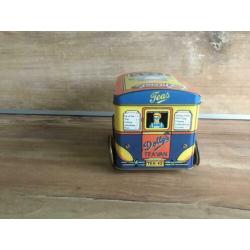 metal box genuine dodo 1983 blikauto theedoos model van bus