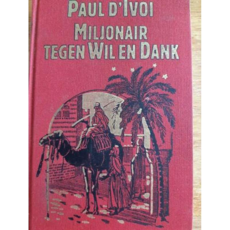 Jules Verne en Paul Ivoi. Blauwe en rode linnen boekjes