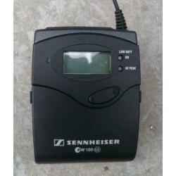 Sennheiser EW300 beltpack set A band en EW100 1G8 band