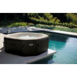 Opblaasbaar bubbelbad Intex Pure Spa Deluxe Octagon 803