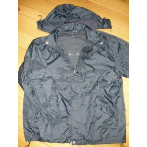 Regenjas regenjack donker blauw maat M - nieuw -