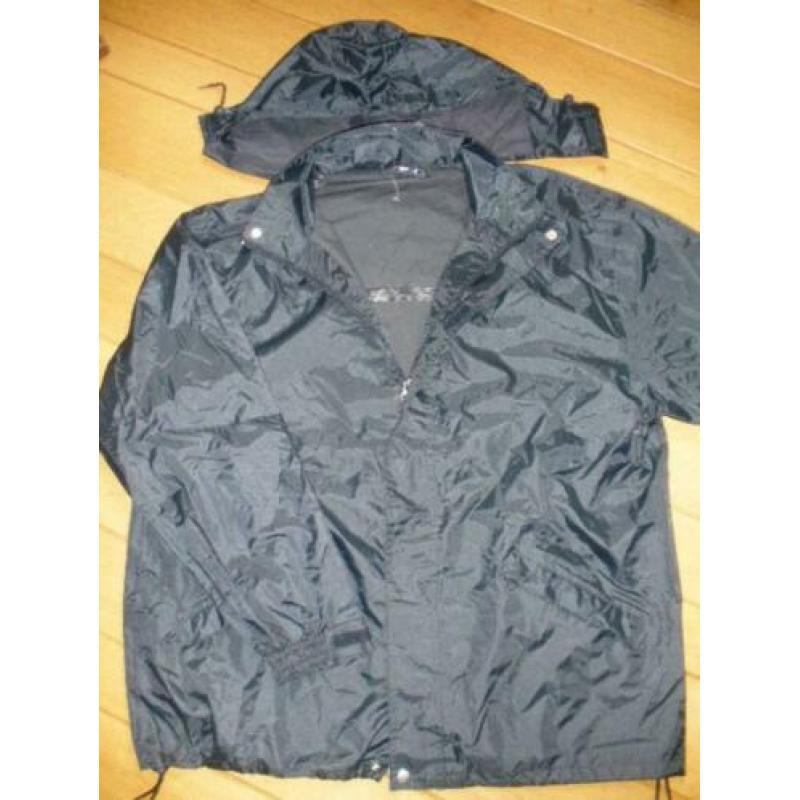 Regenjas regenjack donker blauw maat M - nieuw -
