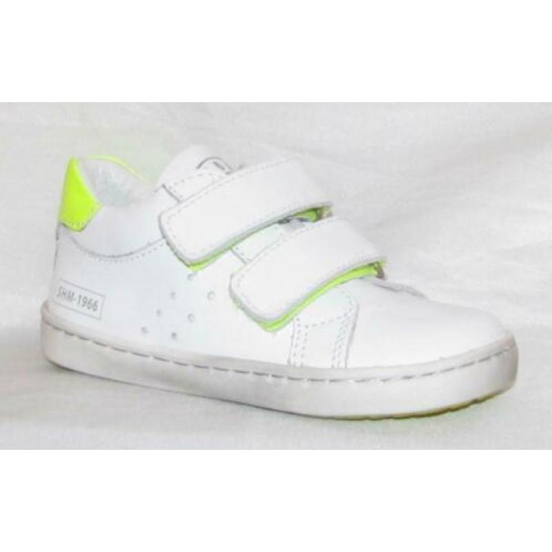 SHOESME maat 22 klitteband sneaker wit/geel gratis verzenden