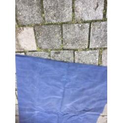 Tent tapijt 3,5 x 4,5 mtr blauw