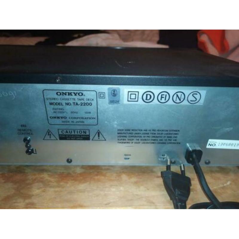 ONKYO TA-2200 casettedesk