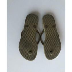 Havainas slippers goud maat 33/34