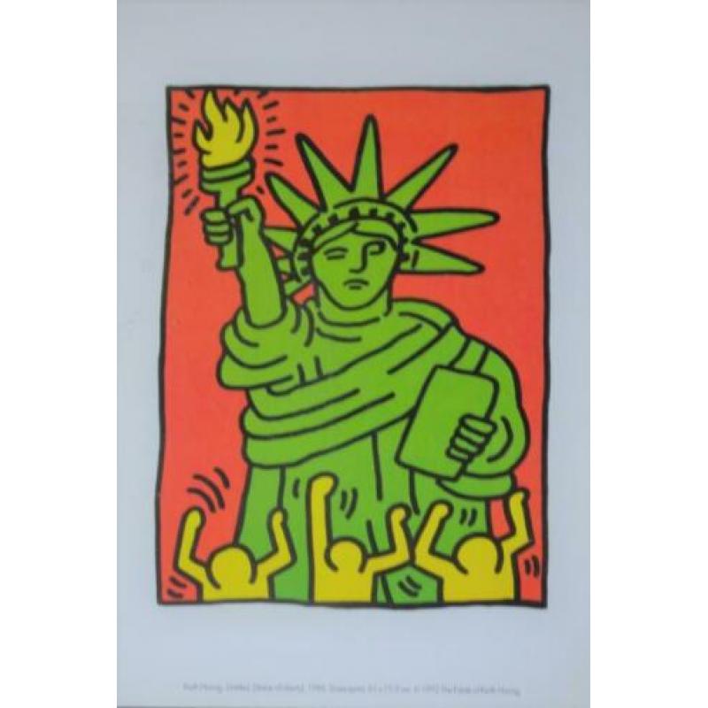 Keith Haring prenten 3X