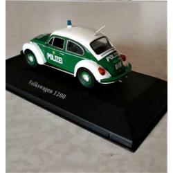 VW Kever 1200 politzei in ovp en folder...1/43