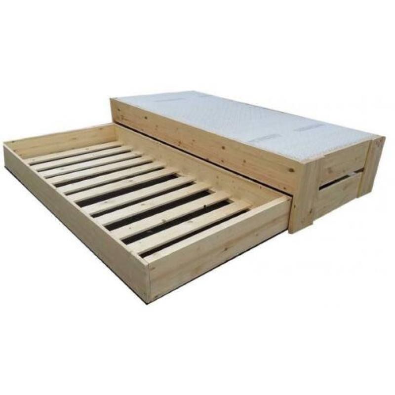 Houten bedden met laden vind je op bedmetladen nl