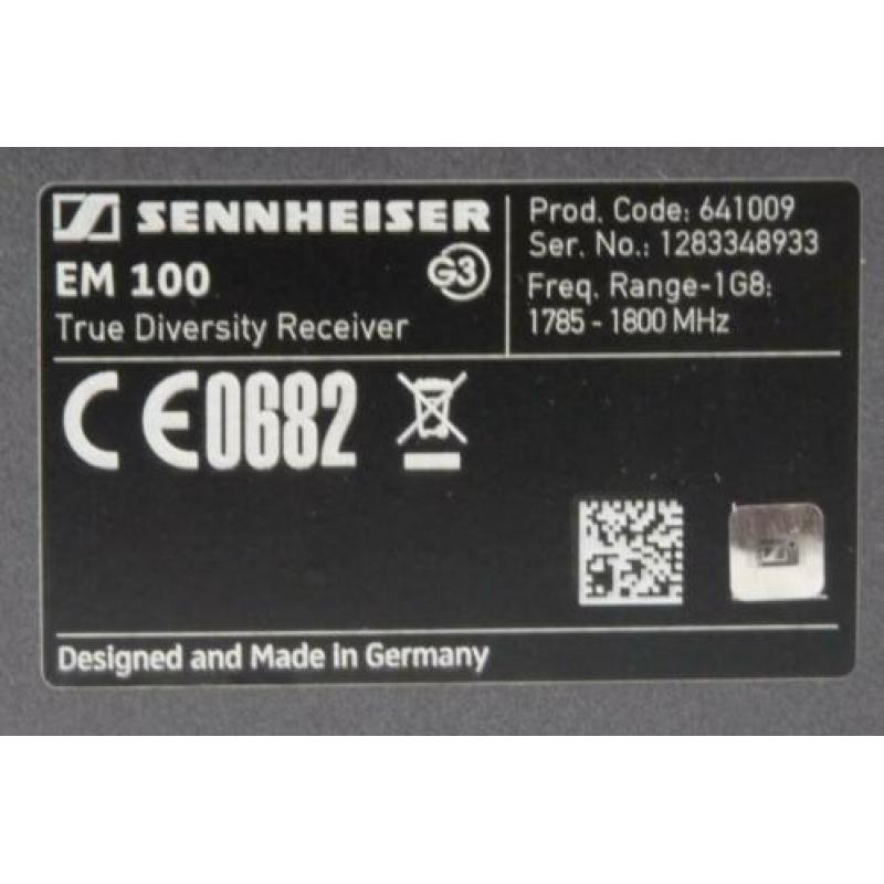 Sennheiser EW300 beltpack set A band en EW100 1G8 band