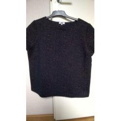 We Fashion nieuwe top blauw brons lurex maat XXL incl verz