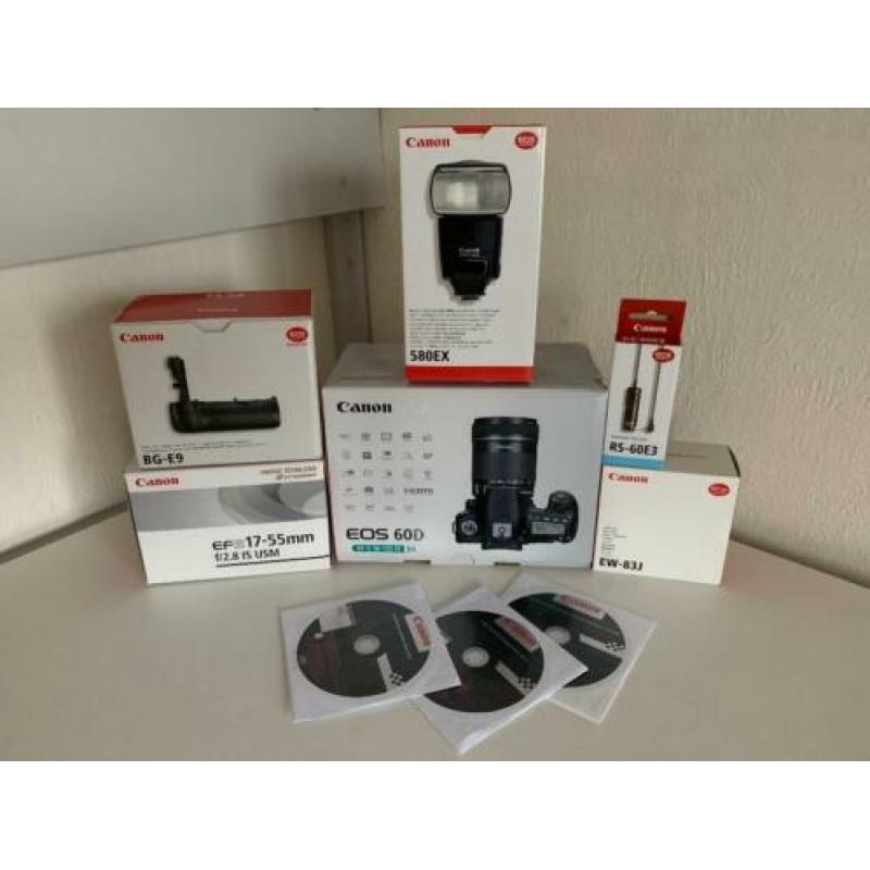 Canon set eos 60d €695 gaat niet voor minder verkoop ook los