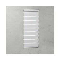 Duo Rolgordijn Cassette 100x175cm Wit Licht doorlatend.