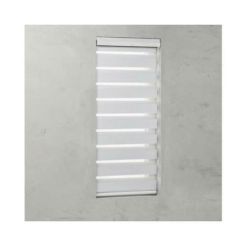 Duo Rolgordijn Cassette 100x175cm Wit Licht doorlatend.