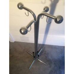 Staande kapstok met "Sputnik"' bollen, vintage design