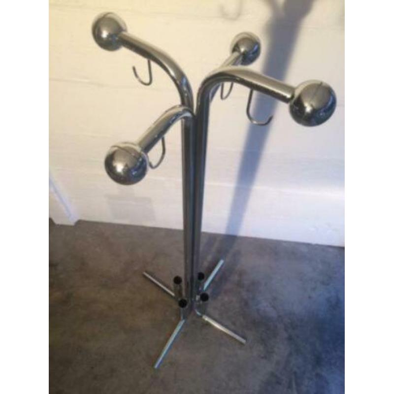 Staande kapstok met "Sputnik"' bollen, vintage design