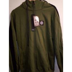 Stone Island - vest - groen - l valt als een m
