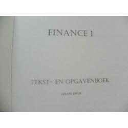 9789073282483, Finance !, Tekst-en opgavenboek, 1e druk 2015