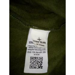 Stone Island - vest - groen - l valt als een m