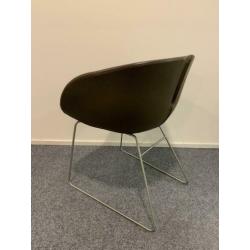 6x Moroso Fjord / Bruin leer / Patricia Urquiola