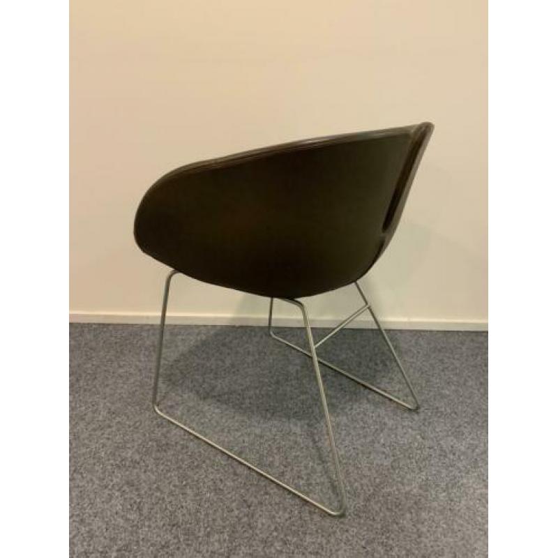 6x Moroso Fjord / Bruin leer / Patricia Urquiola