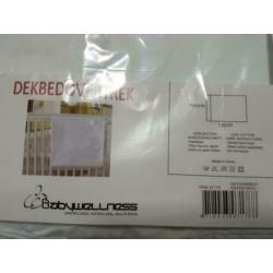 Nieuw dekbedovertrek 100x135 van Babywellness