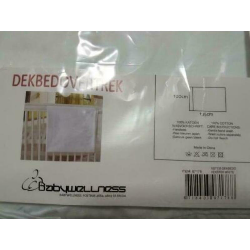 Nieuw dekbedovertrek 100x135 van Babywellness